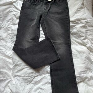 Levi's Charcoal Ankle Bootcut Jeans